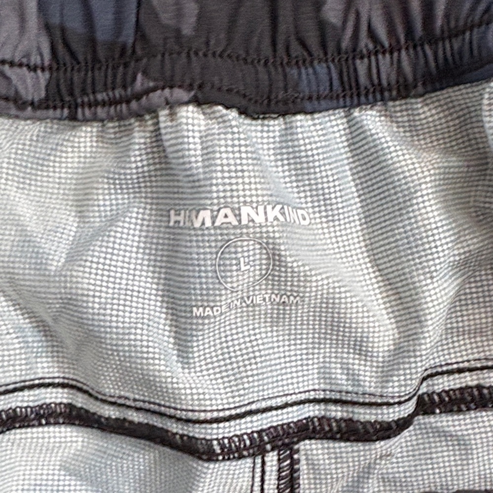 Humankind Gray and Black Patterned Shorts - Picture 2 of 5